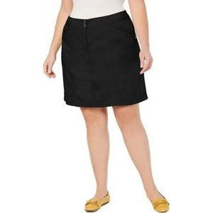 Karen Scott Women's PLUS Woven Waist Skort Size 20